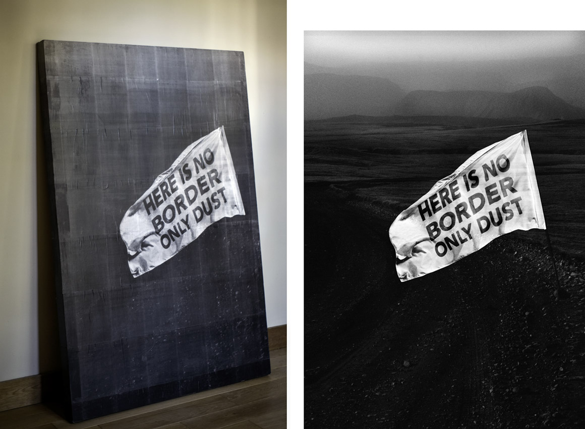 carbon transfer on cardboard, 70x100cm