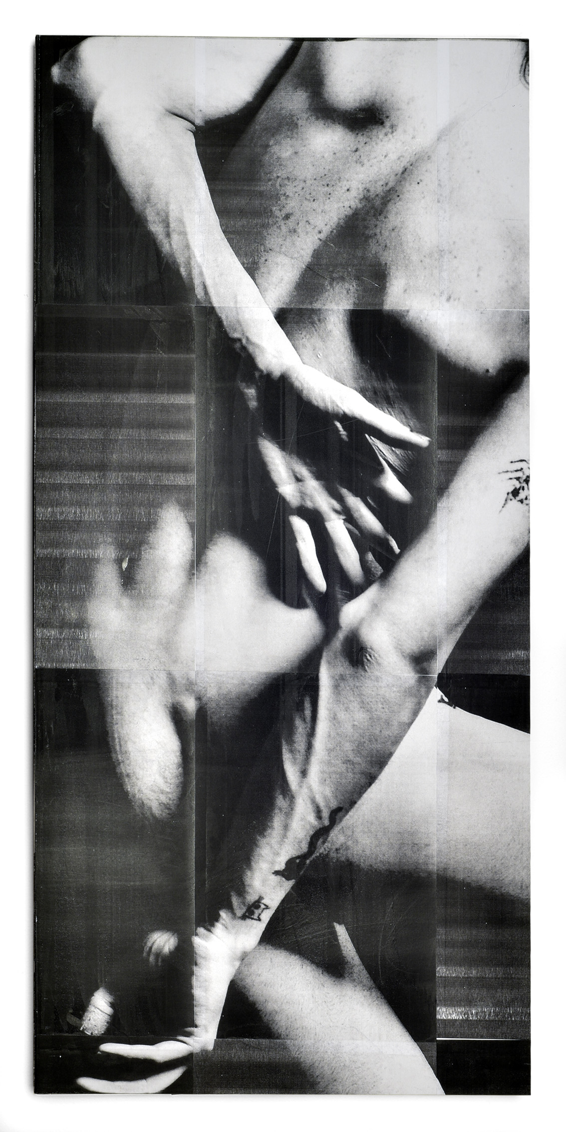 le refuge, laserprint, pigment and varnish on artpanel